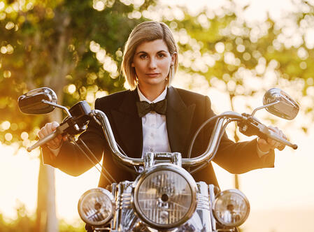 Jodie Whittaker as the Doctor